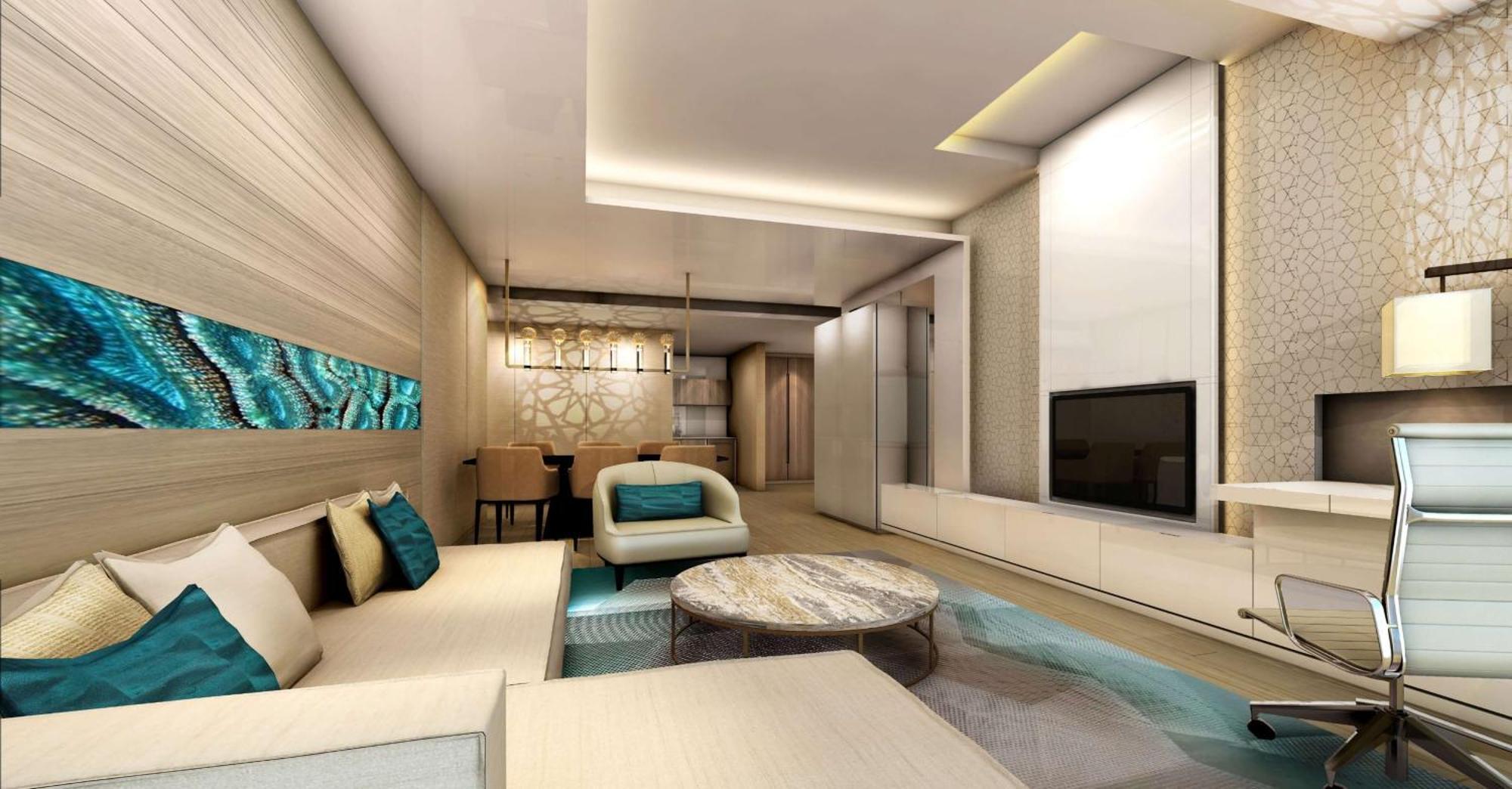 Hilton Bahrain Hotel Manama Exterior foto A typical room at the hotel